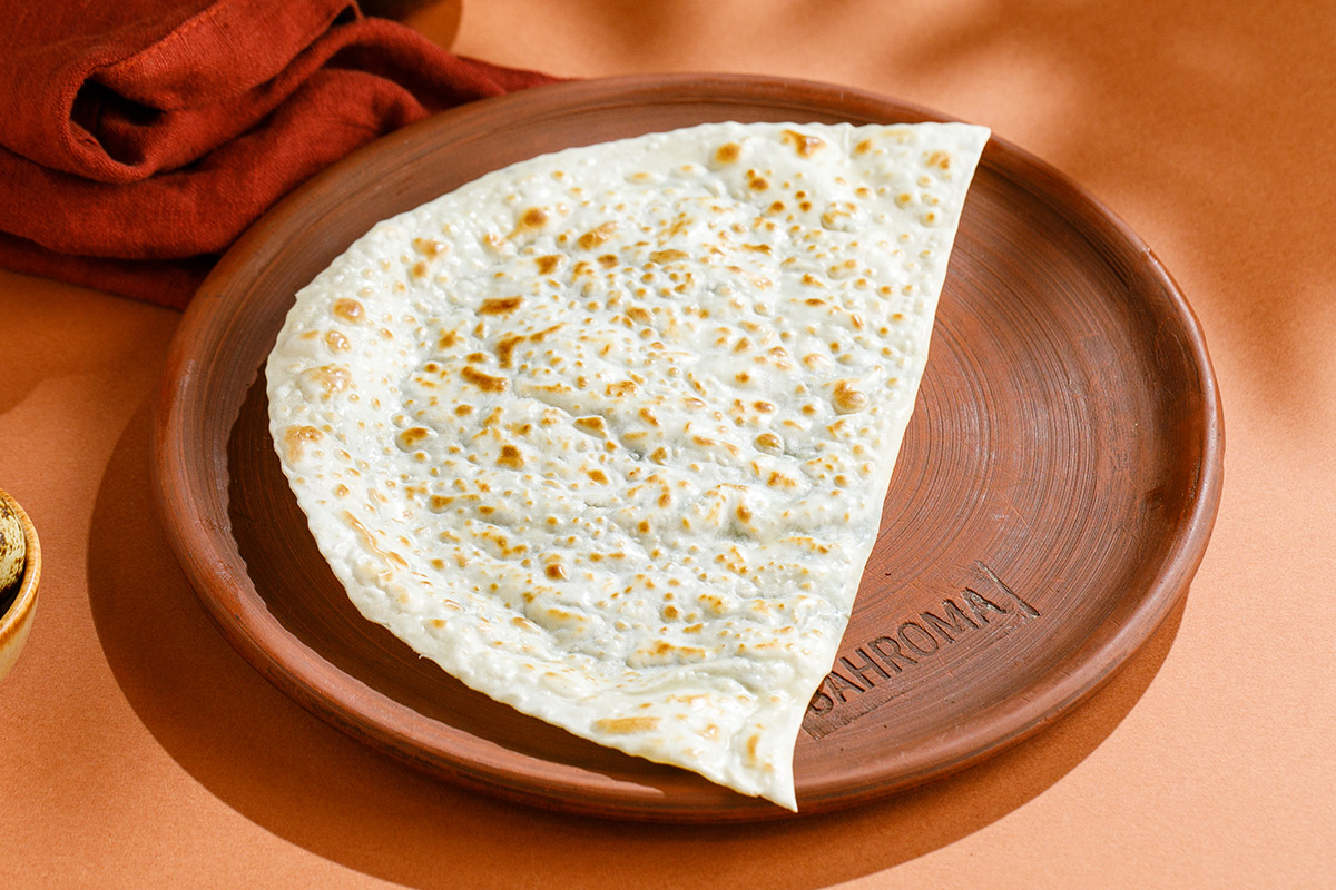 Кутаб с картофелем и грибами