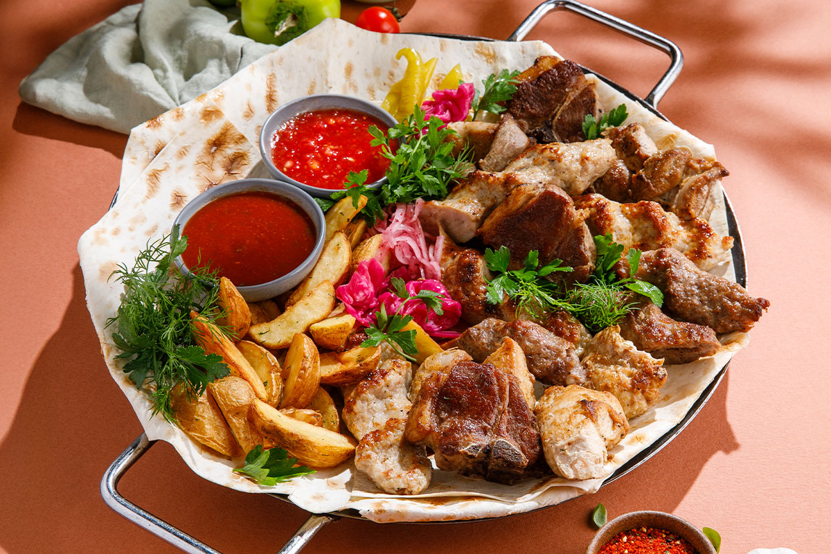 Садж мясной